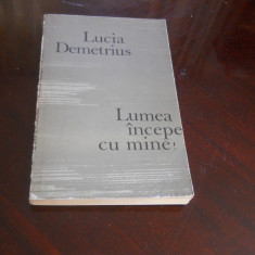 Lucia Demetrius - Lumea incepe cu mine!,1968