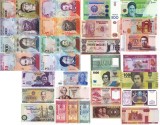 Lot 30 Bancnote Străine Diferite UNC, Necirculate - Colecție Numismatică