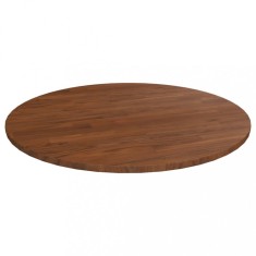 vidaXL Blat de masă rotund maro &icirc;nchis &Oslash;90x1,5 cm lemn stejar tratat