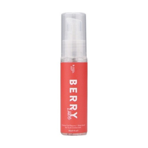 Lubrifianti cu arome - Loving Joy Lubrifiant cu Aroma de Capsuni 30 ml Pe Baza de Apa Cu Pompita Marime de Voiaj