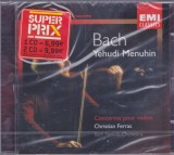 CD Simfonica: Bach - Concerte pentru vioara ( Yehudi Menuhin ; SIGILAT EMI - vezi descriere )