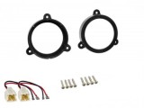 Set Inele cu suruburi difuzoare Renault Megane III, Dacia + Adaptor conector difuzor