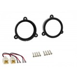 Set Inele cu suruburi difuzoare Renault Megane III, Dacia + Adaptor conector difuzor