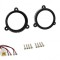 Set Inele cu suruburi difuzoare Renault Megane III, Dacia + Adaptor conector difuzor