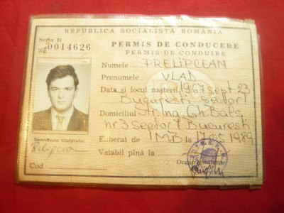 Permis de Conducere 1989 foto