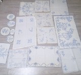 Lot peretare și șervete vechi, 16 piese