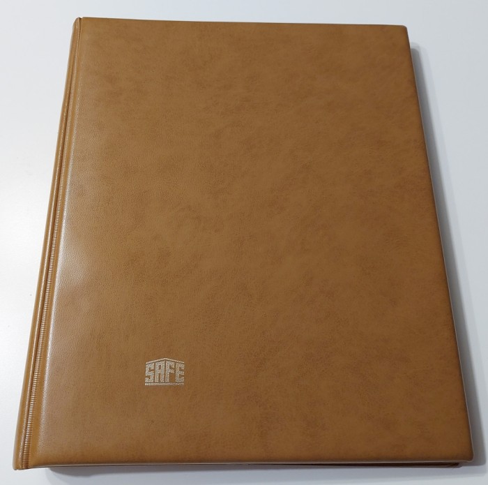 Album SAFE Variant cu 11 inele, 30 de folii transparente și 30 de separatoare verzi