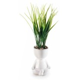Cumpara ieftin Planta artificiala verde in ghiveci ceramica cm 9 x 6 x 32 H