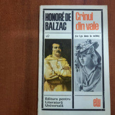 Crinul din vale de Honore de Balzac