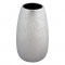 Vaza ceramica, 15 x 26.5 cm, Argintiu