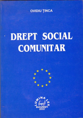 OVIDIU TINCA - DREPT SOCIAL COMUNITAR foto