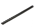 &Icirc;nfăşurare spirală polipropilenă neagră &Oslash;13mm L: 1m