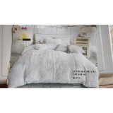 Cumpara ieftin Lenjerie Fluffy Super Pufoasa 6 Piese, Gri Deschis Pestrit- JO480