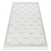Covor YOYO GD62 alb / gri - Nori pentru copii, structural, senzorial Franjuri, 160x220 cm