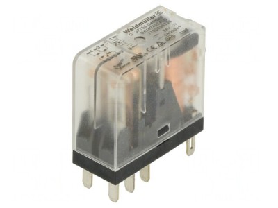 Releu Electromagnetic DPDT 24VDC 5A foto