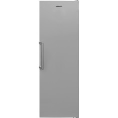 Frigider cu o usa Heinner HF-V401NFSE++, 389 l, Full No Frost, Lumina LED, 4 rafturi sticla, Clasa E, Argintiu