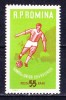 TSV - 1962 LP 535 TURNEUL DE JUNIORI U.E.F.A., EROARE PUNT MINGE ORA 13 MNH/**, Nestampilat