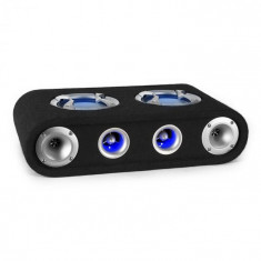 Auna Beatgust X65 boxe auto pasive 2 x 16,5 cm ( 6,5 &amp;amp;quot; ) 300W cu LED-uri foto