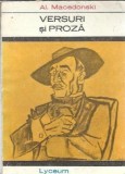 Versuri si proza - Alexandru Macedonski