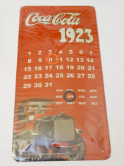 Calendar Coca Cola metal 20 x 40 cm reclama Coca Cola - nou - model 3 foto