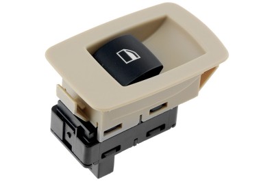 Comutator macara geam Bmw Seria 5 E60, E61 2003-, 4-Pini, Bej, NTY EWS-BM-011 foto
