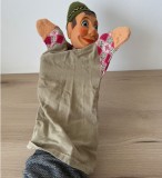 Jucării Pluș Retro Vintage - Marionetă tip ventriloc de genul Bulă, om de la țară