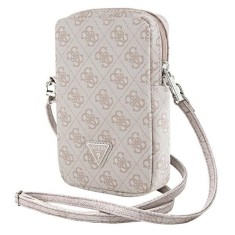 Geanta Guess dama pentru telefon cu fermoar, roz, GUWBZP4GFTSP foto