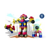 Set de construit LEGO ROBOT cu 57 piese