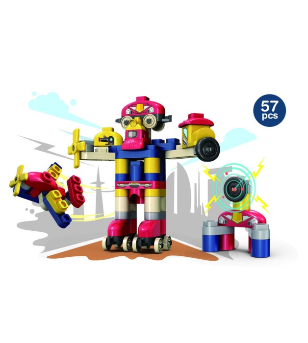Set de construit LEGO ROBOT cu 57 piese