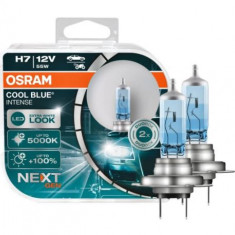 Set becuri H7 OSRAM 64210CBNHCB 12V; 55W; COOL BLUE INTENSE (NextGen); cu pana 100% mai multa lumina; albastru; Px26d; Omologare: ECE; pana la 100 h;