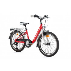 Bicicleta de copii Leader Fox Lassie 20 inch, 6 viteze, rosu