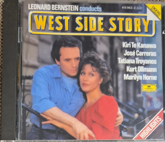cd west side story highlights bernstein