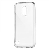 Husa LG K10 2017 - Jelly Clear (Transparent) Anti-Ingalbenire, Gel TPU, Carcasa, Mercury