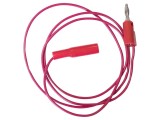 Cablu de măsurare 5A cu mufă banană 4 mm și clemă crocodil roșie