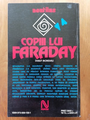 COPIII LUI FARADAY - N. Jee Wood. SF. foto