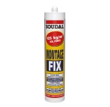 Adeziv universal de montaj, Soudal Montage Fix, alb, 280 ml