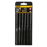 Set 6 pile de precizie pentru ceasornicarie Stanley, 160 mm