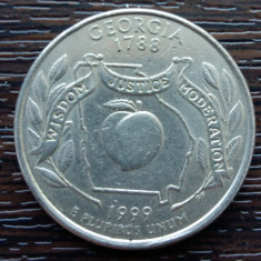 (M2321) MONEDA SUA - QUARTER DOLLAR 1999, LIT. P - GEORGIA