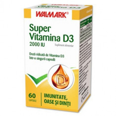 Super Vitamina D3 2000 IU, 60cps, Walmark, 1+1-50% gratis foto