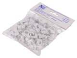 Suport Cablu Rotund Alb 10mm 100buc
