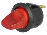 Comutator ON-OFF 10A/250VAC cu Lampă Neon Roșie 230V