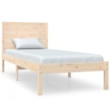 Cumpara ieftin Cadru de pat fara saltea, 90x200 cm, lemn masiv pin
