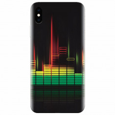 Husa silicon pentru Apple Iphone X, Abstract Dj Sound System