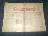 ZIARUL ROMANIA LIBERA 25 FEBRUARIE 1990