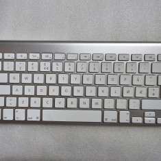 Tastatura originala Apple Bluetooth Apple, Model A1314, Aluminiu - poze reale