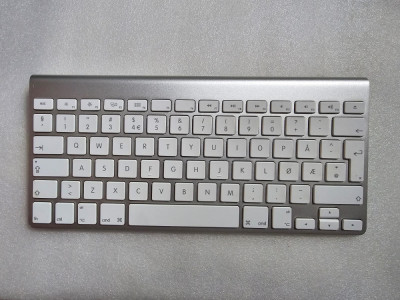 Tastatura originala Apple Bluetooth Apple, Model A1314, Aluminiu - poze reale foto