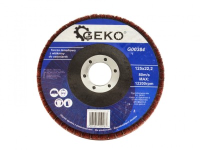 Disc pentru slefuit 125mm x 22.2, Geko G00384 foto