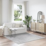 vidaXL Covor shaggy cu pile &icirc;naltă gri 200x200 cm PP