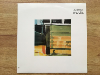 Jim Brock - Pasajes (1987,MBIRA,USA) Jazz fusion vinil vinyl foto