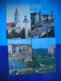 HOPCT LOT 2611 ORADEA -JUD BIHOR-4 CARTI POSTALE-CIRCULATE, Circulata, Printata